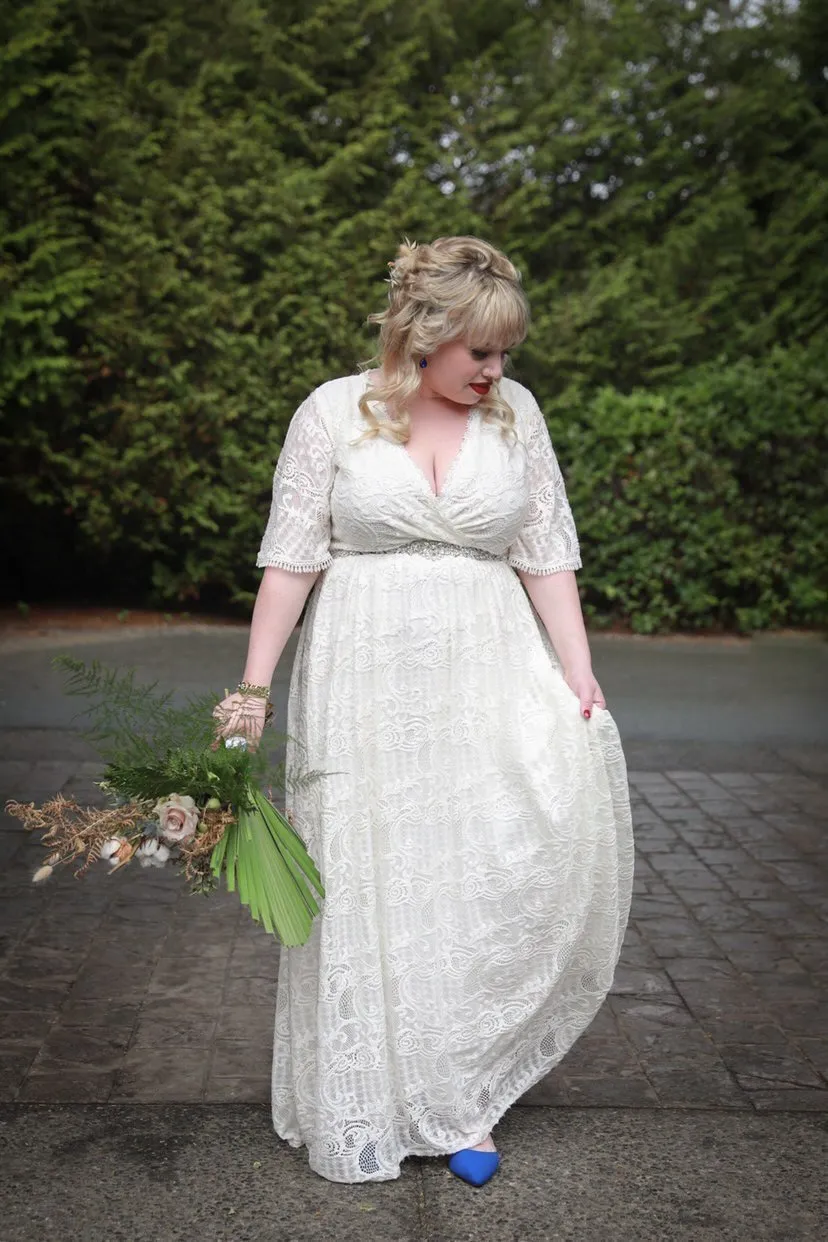 Lace wedding dress #1267