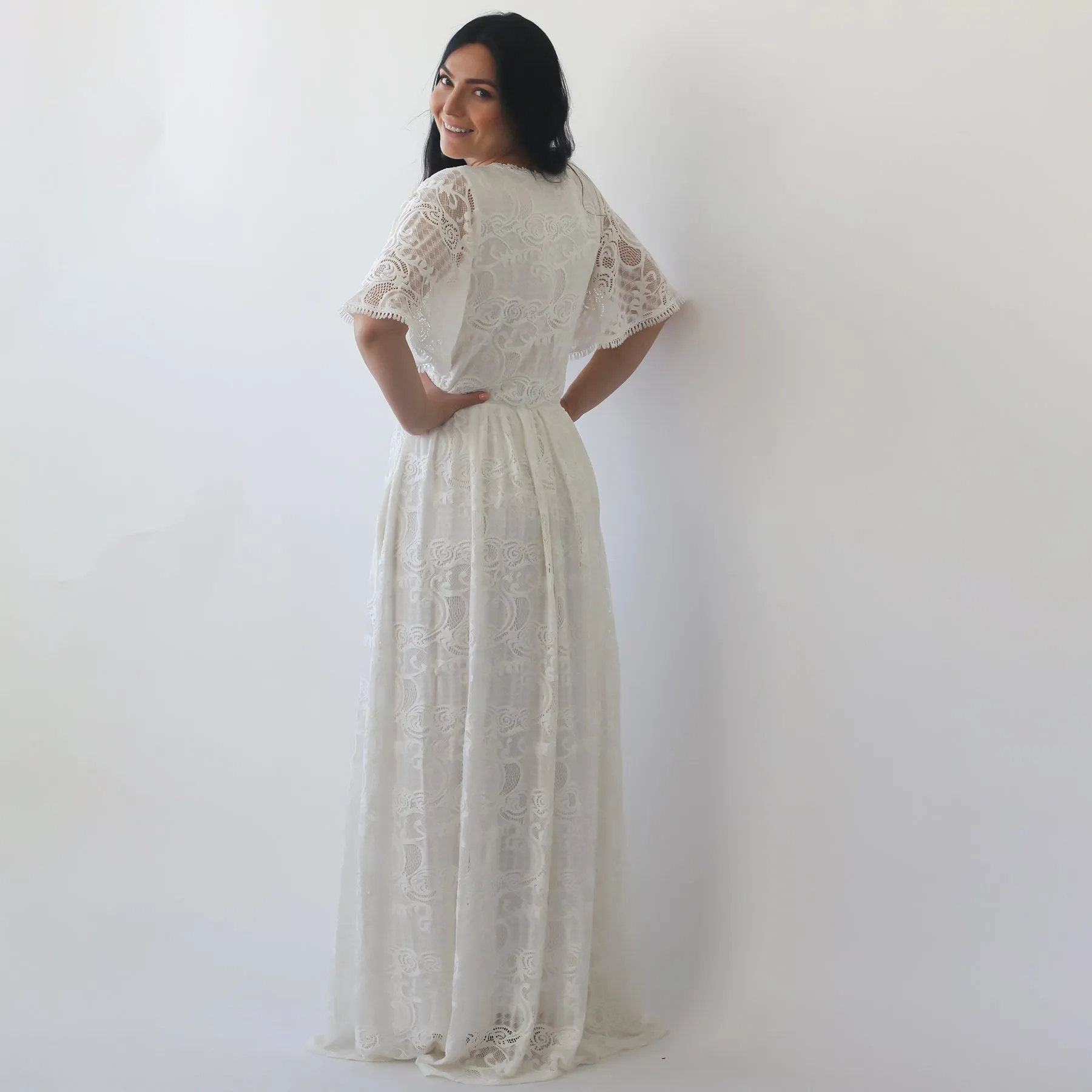 Lace wedding dress #1267