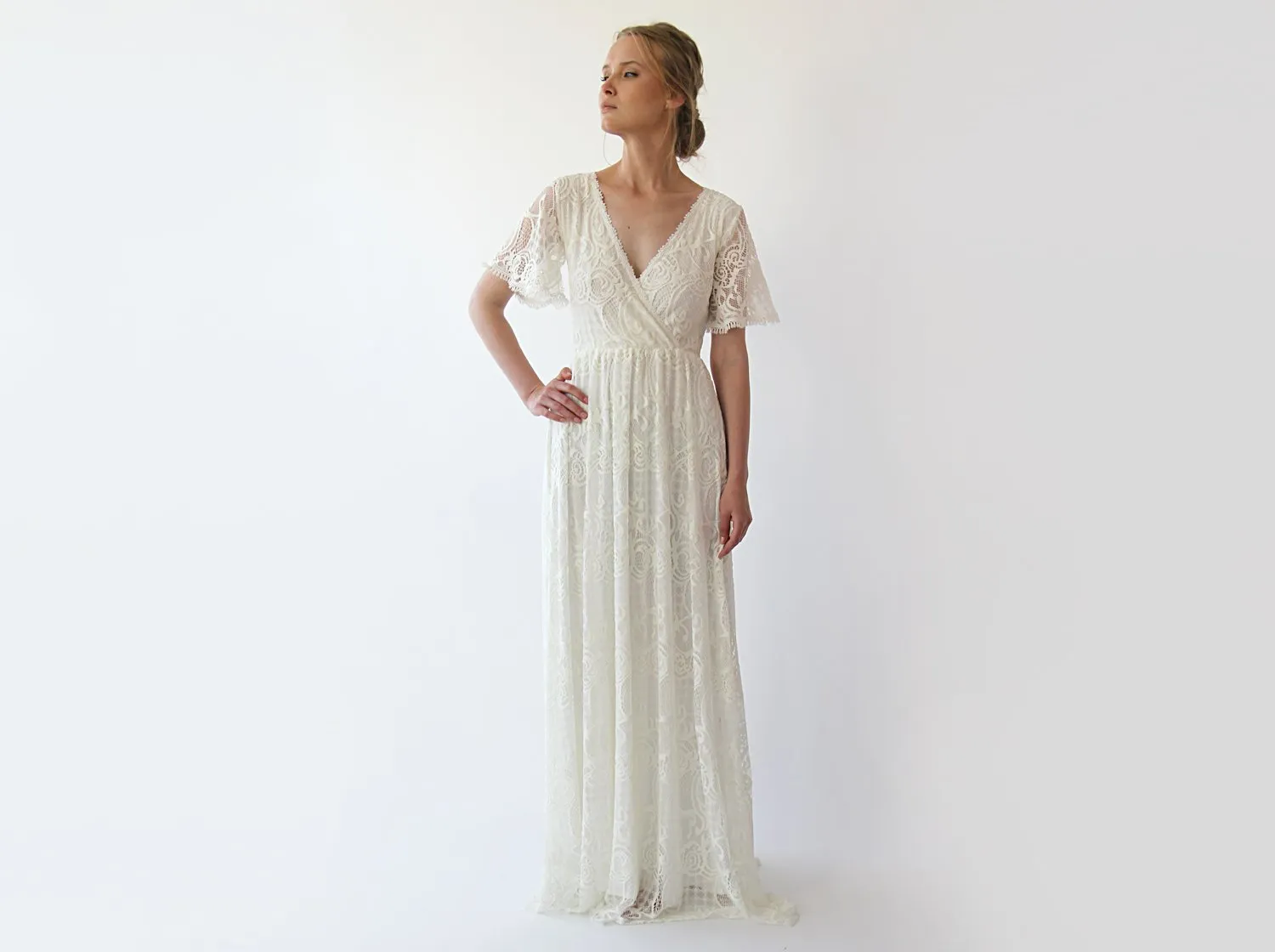 Lace wedding dress #1267