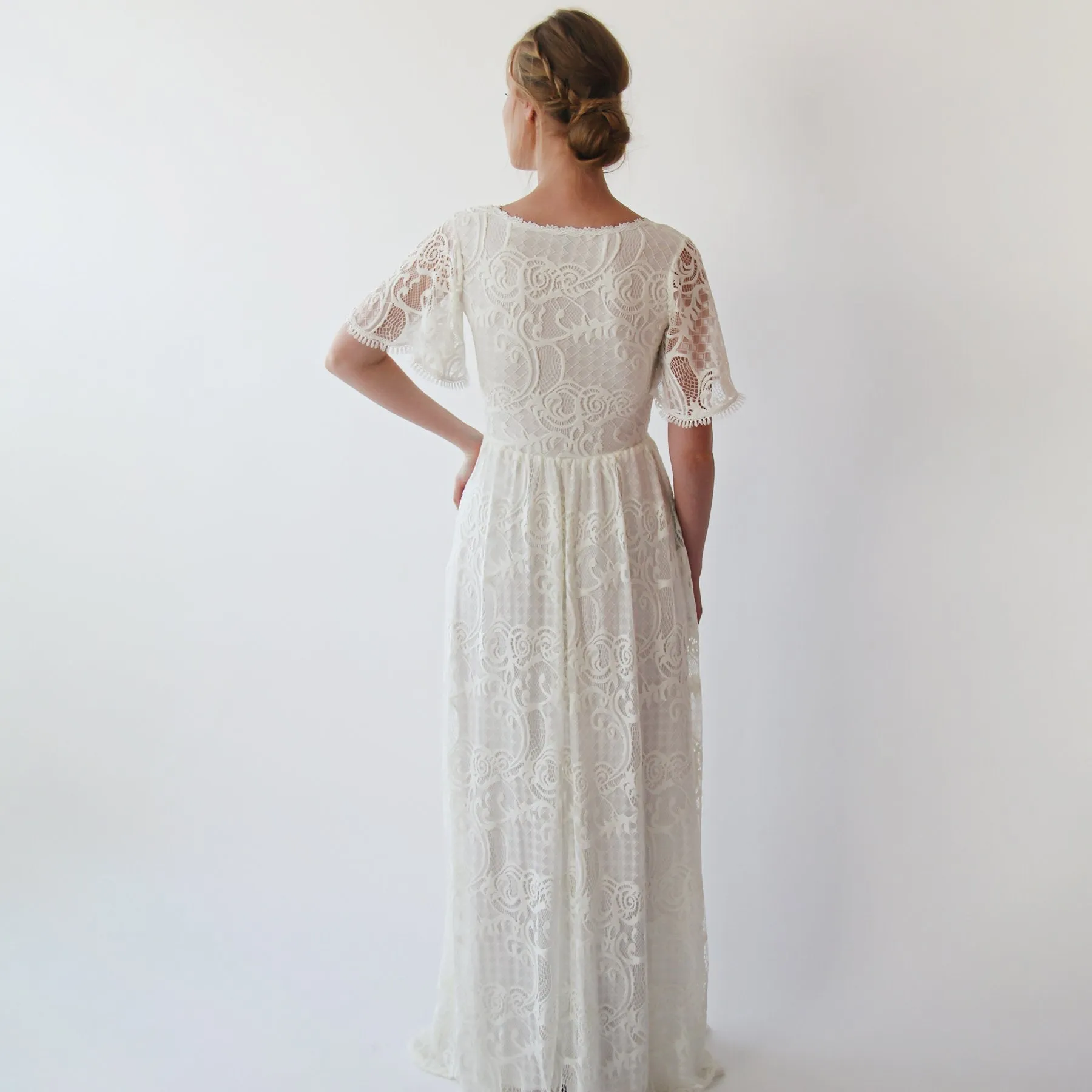 Lace wedding dress #1267