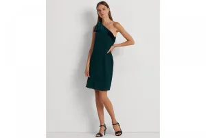 Lauren Ralph Lauren Womens Chiffon One-Shoulder Dress 253808477006