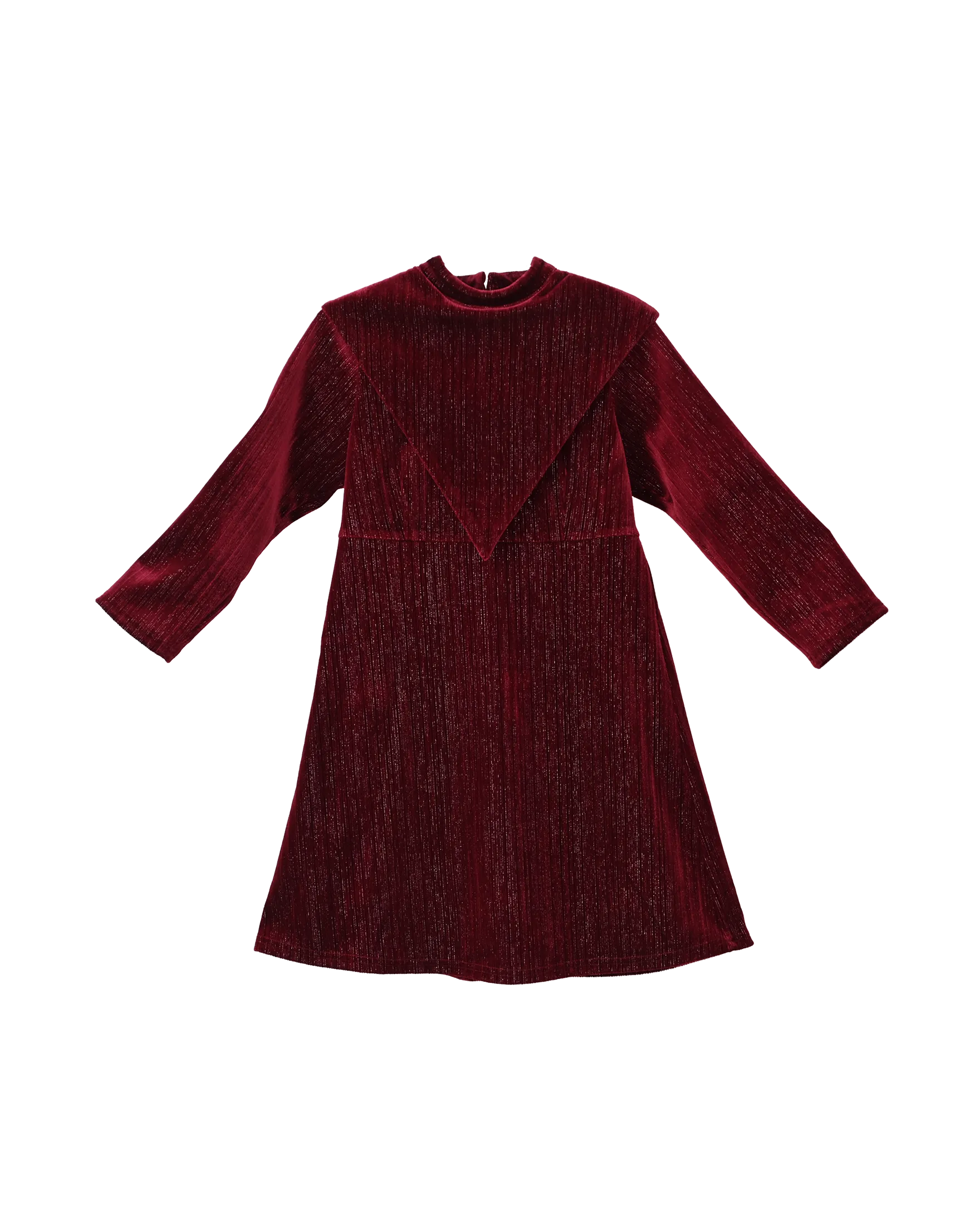 Leila dress (garnet velvet)