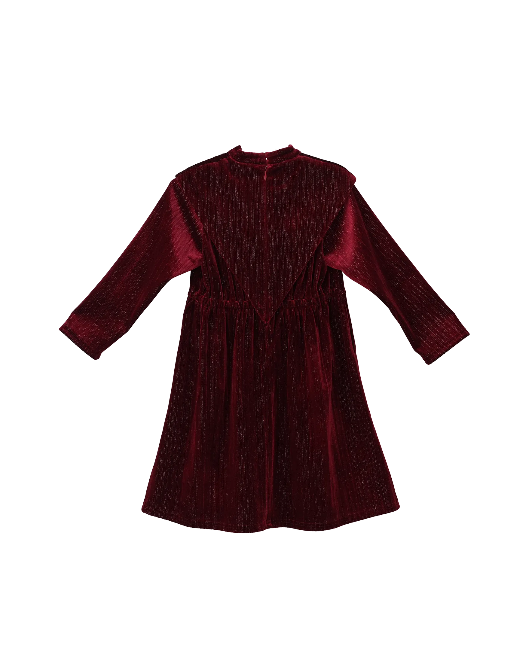 Leila dress (garnet velvet)