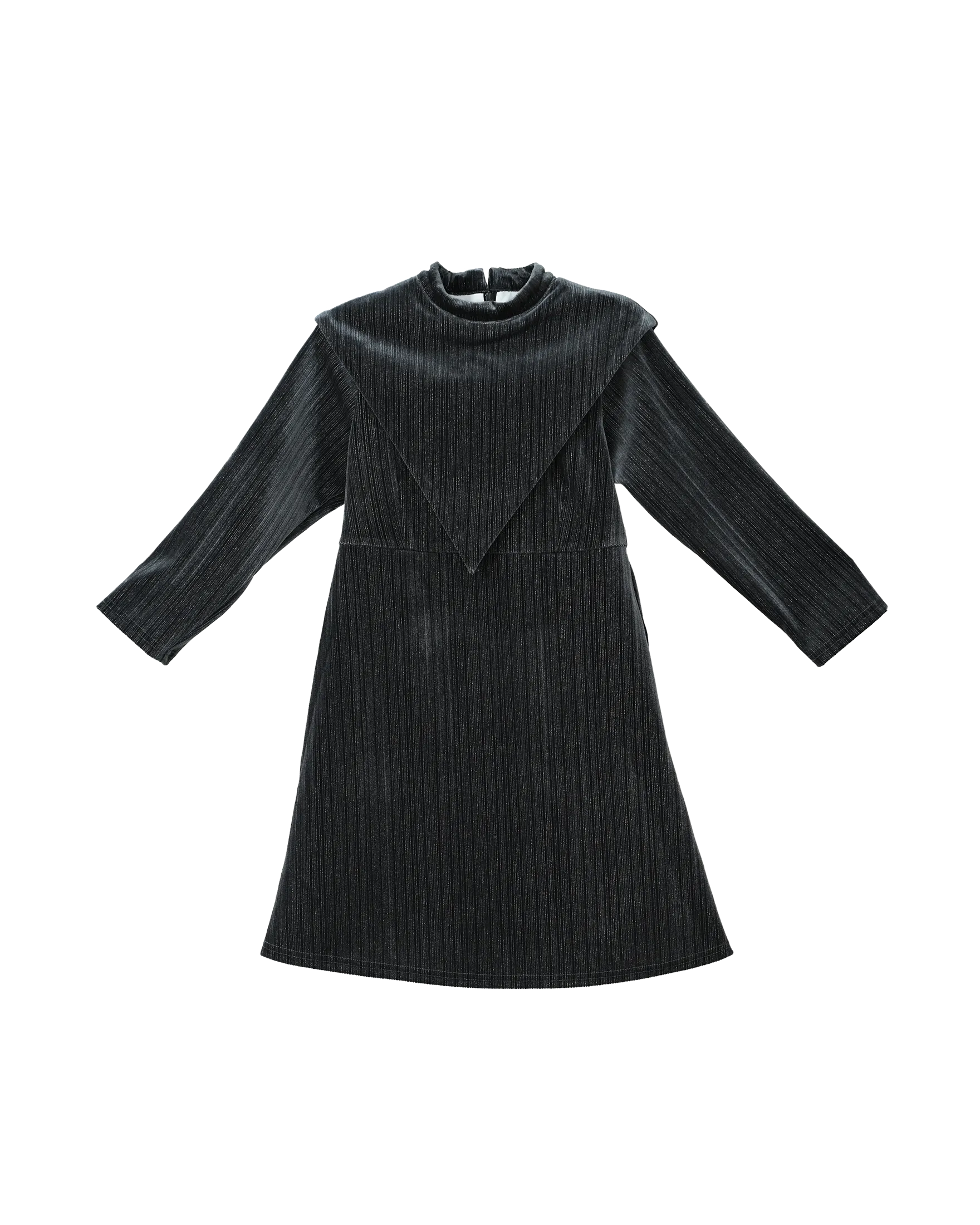 Leila dress (gray velvet)