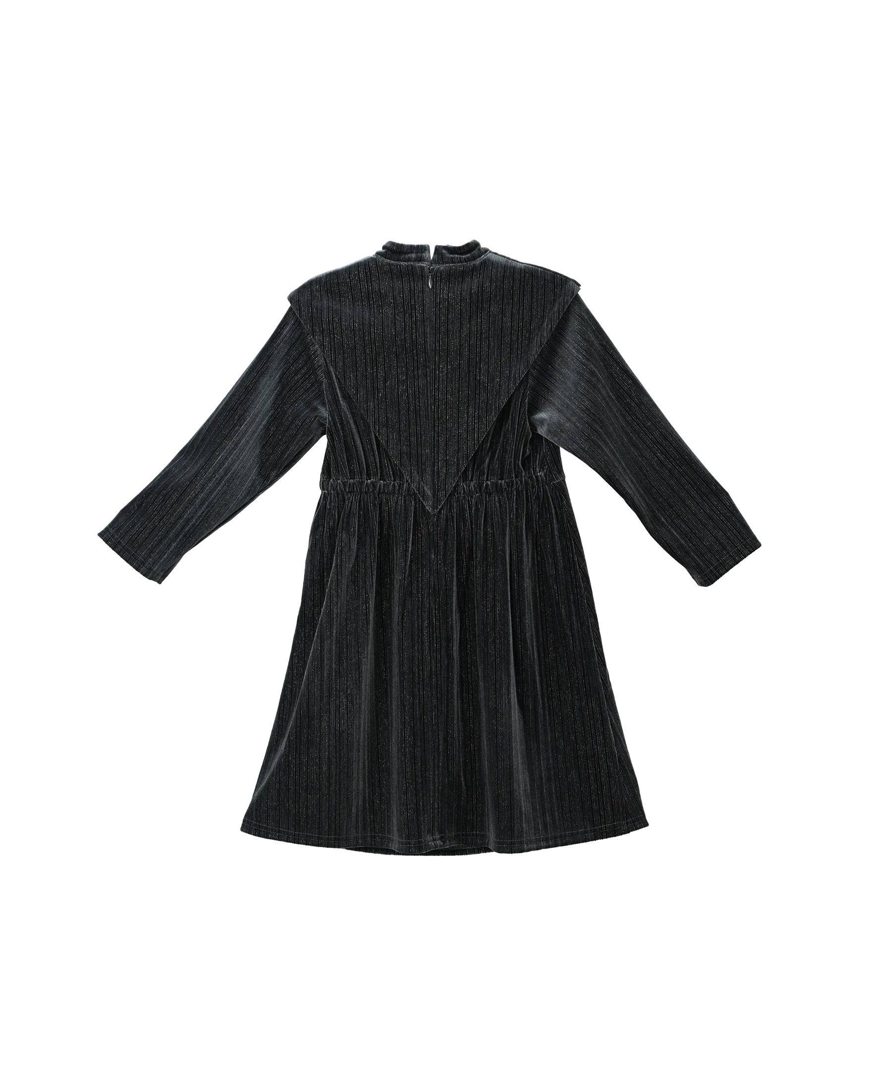 Leila dress (gray velvet)