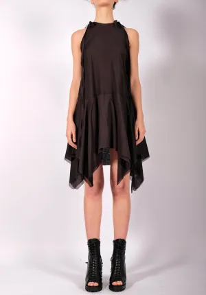 Light Cotton Dress Ruffle Mini