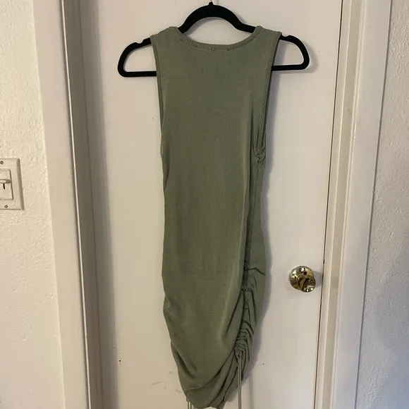 LIONESS Military Minds Mini Dress Sage - Size M