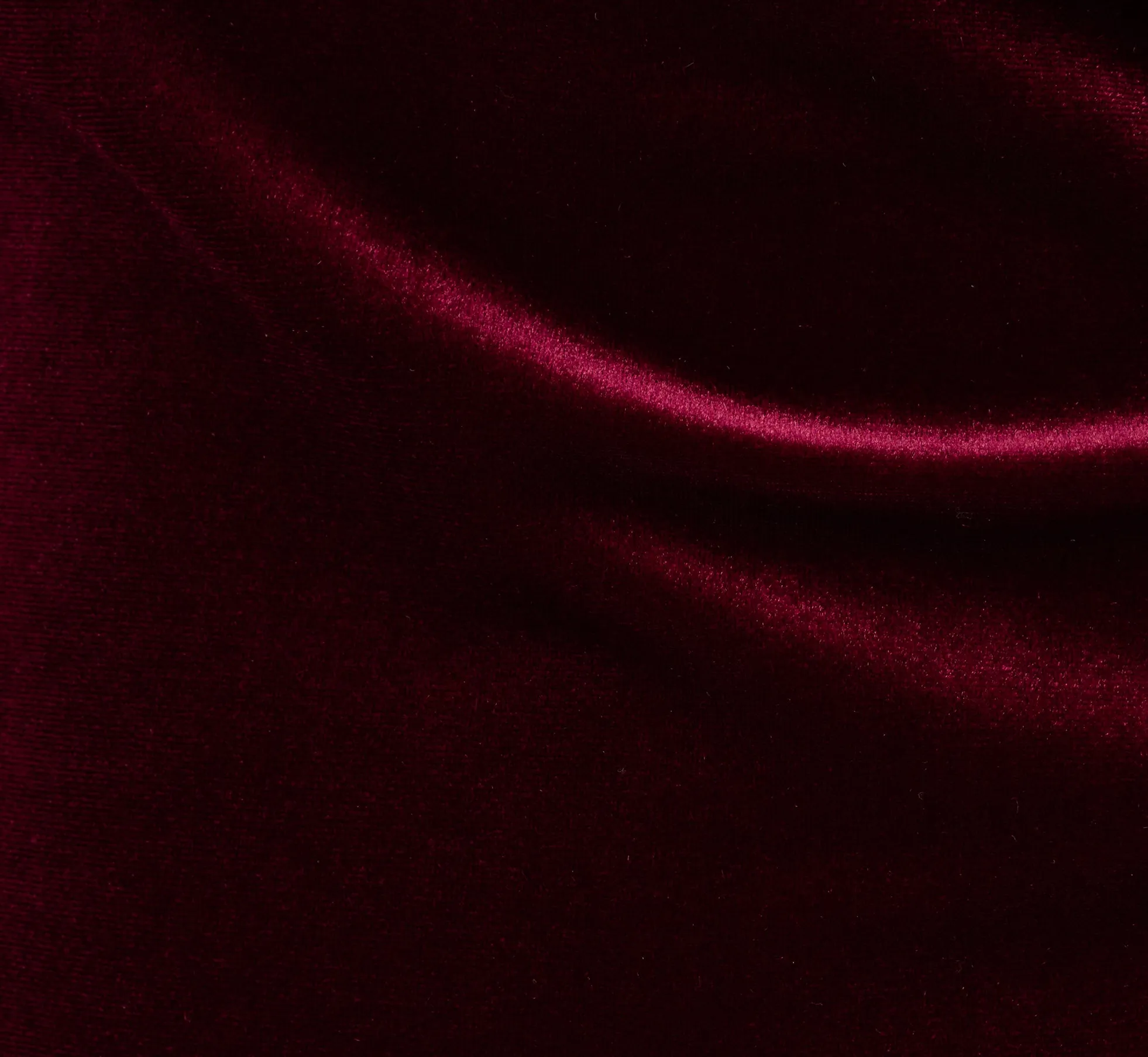 Long Sleeve Velvet Dress With Asymmetric Cutout Neckline In Burgundy