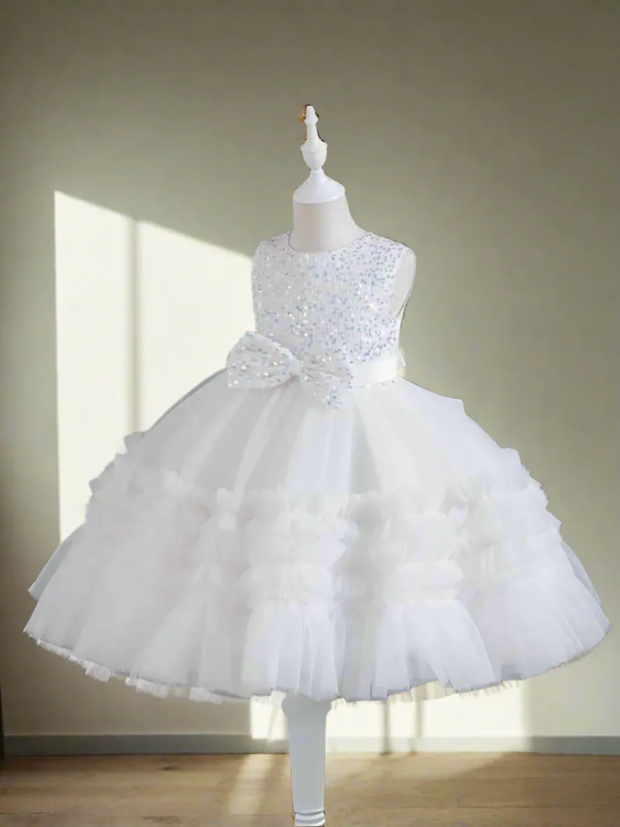 Magical Moments Sequin Tulle Communion Dress