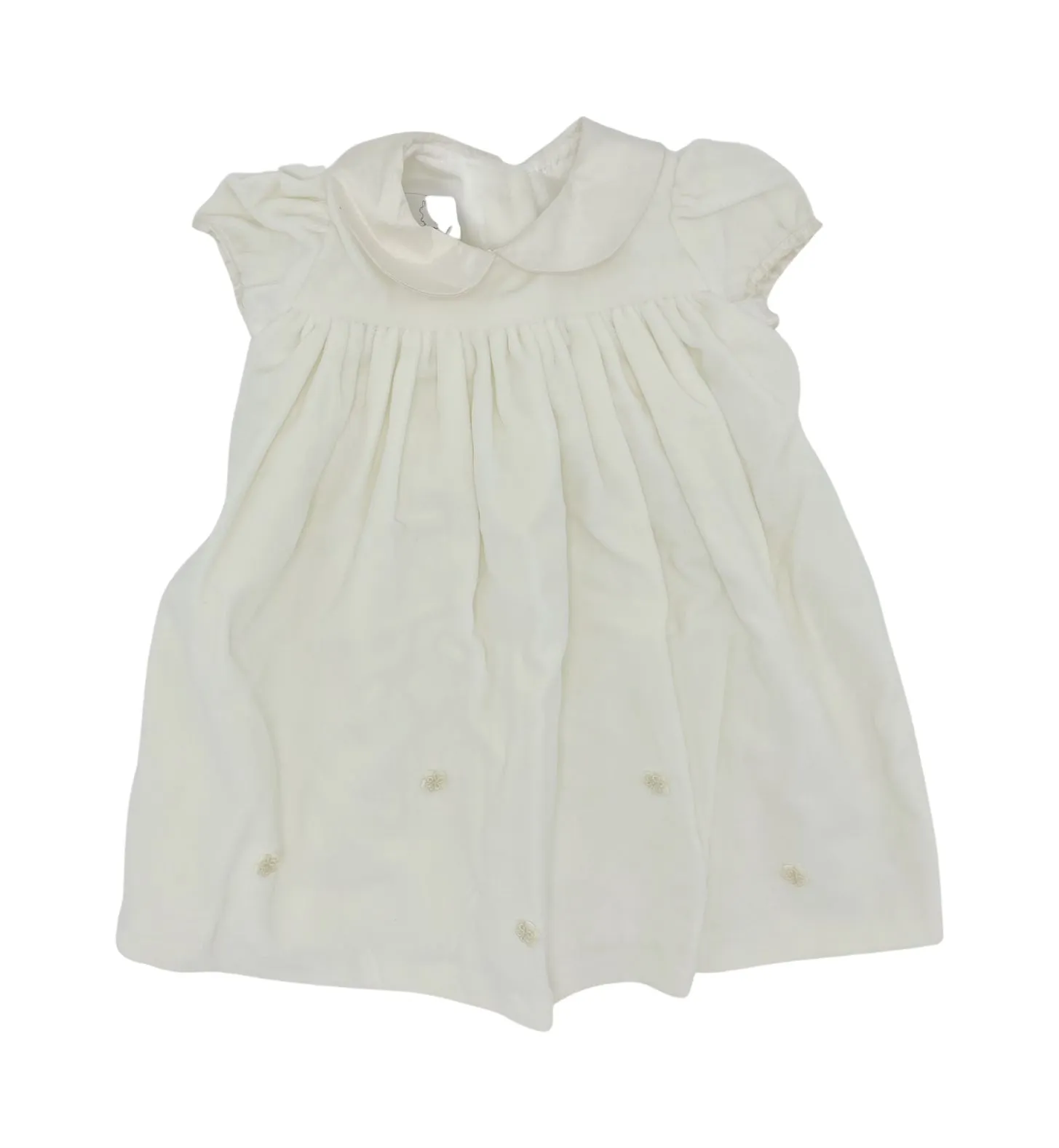 Magil velvet dress - ivory - 6m