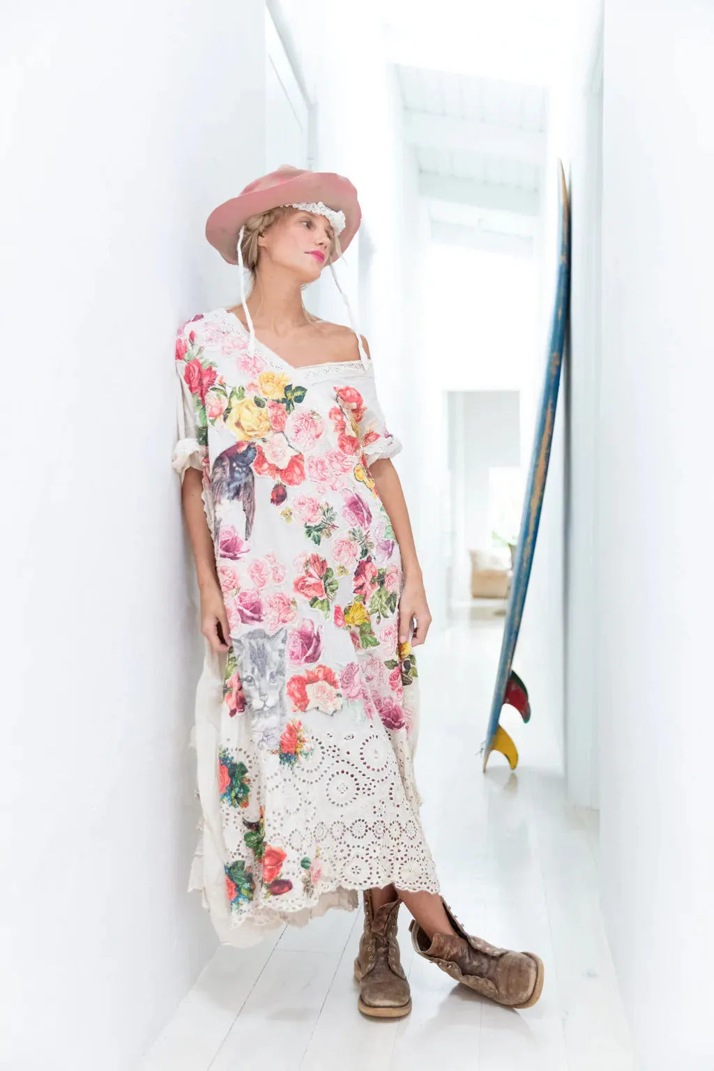 Magnolia pearl Appliqué Mattie Belle Dress