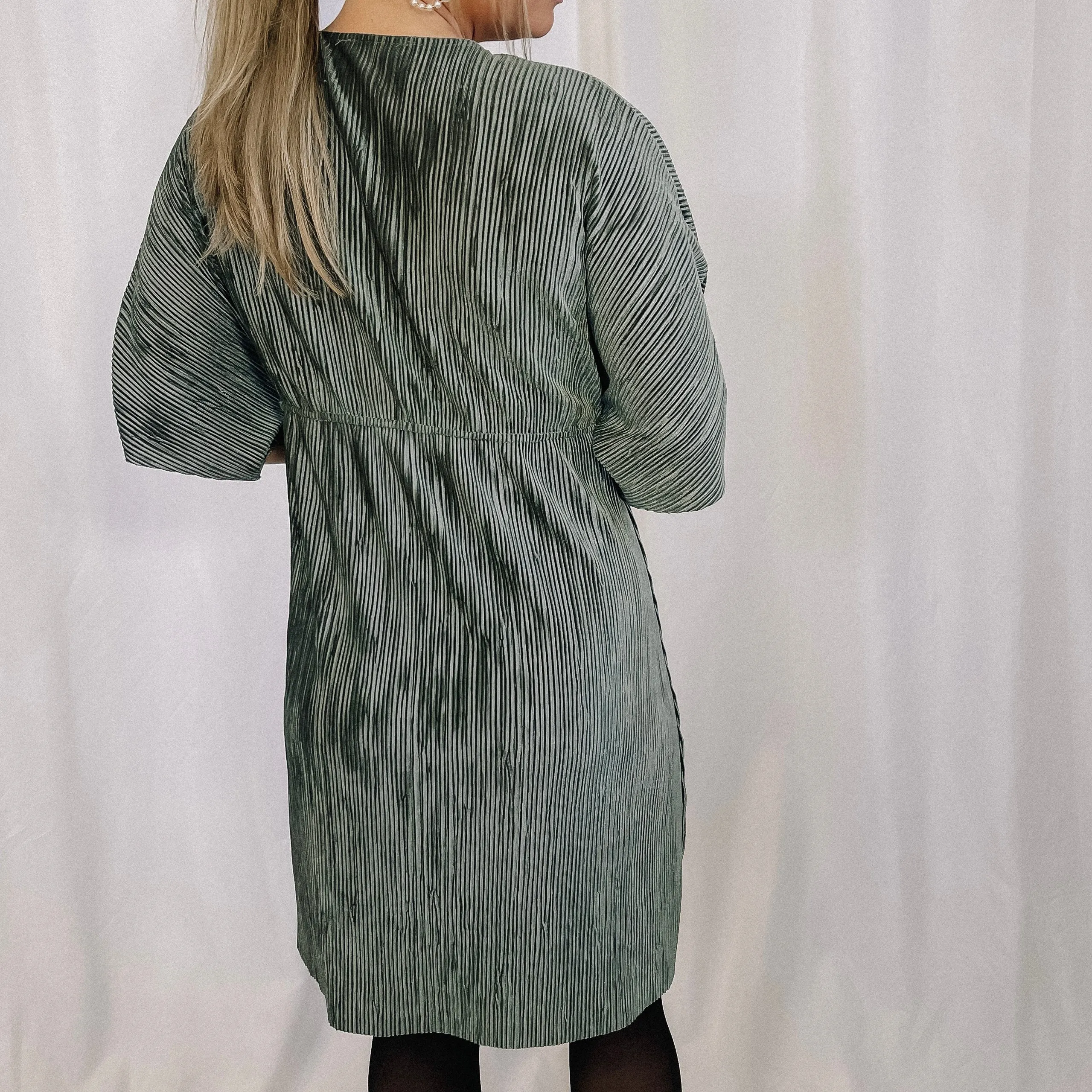 Main Character Velvet Ribbed Dress - LAST ONE