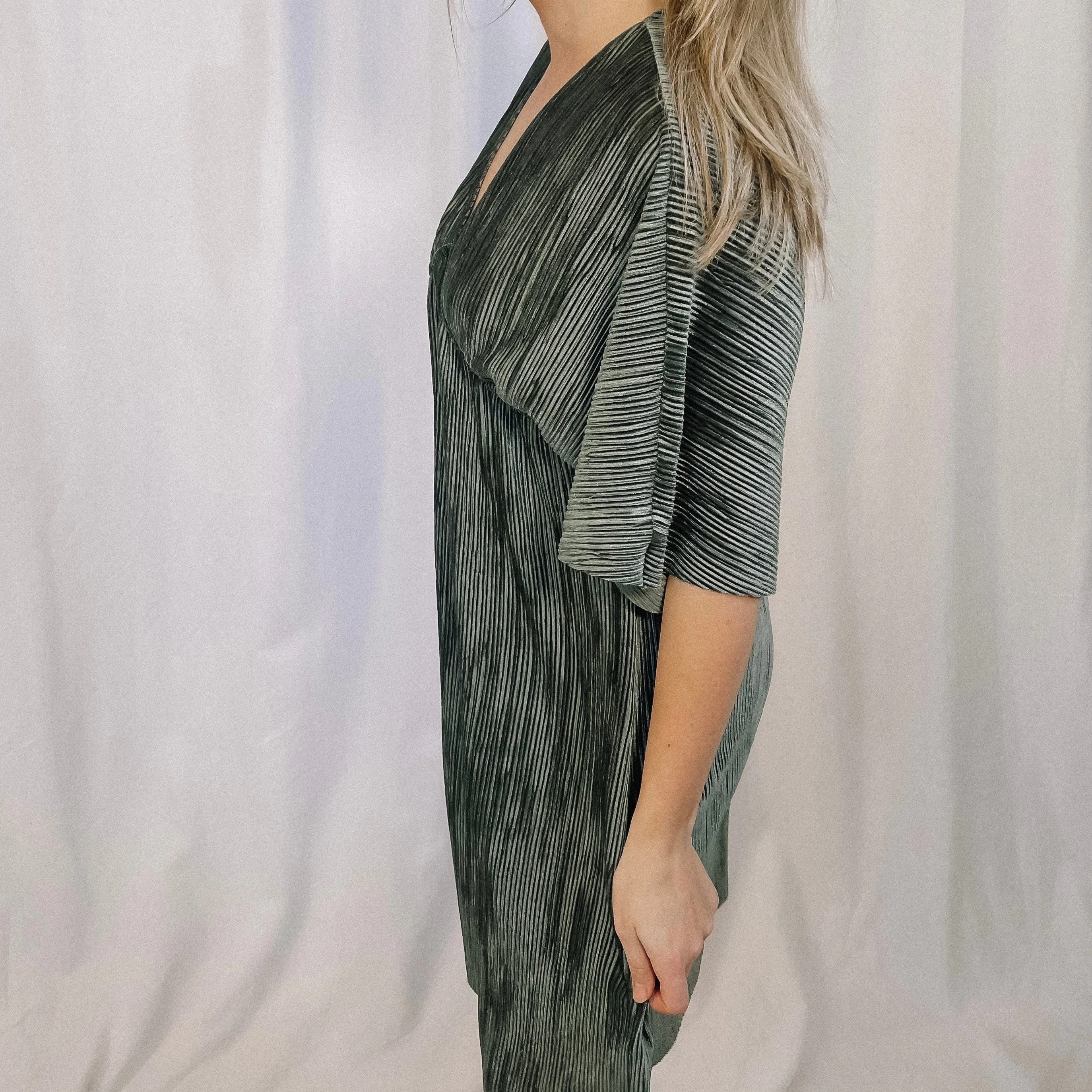 Main Character Velvet Ribbed Dress - LAST ONE