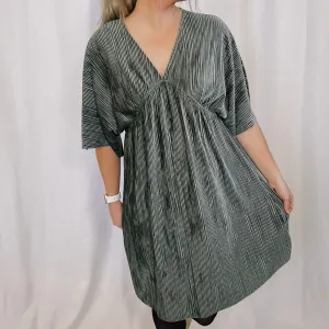 Main Character Velvet Ribbed Dress - LAST ONE