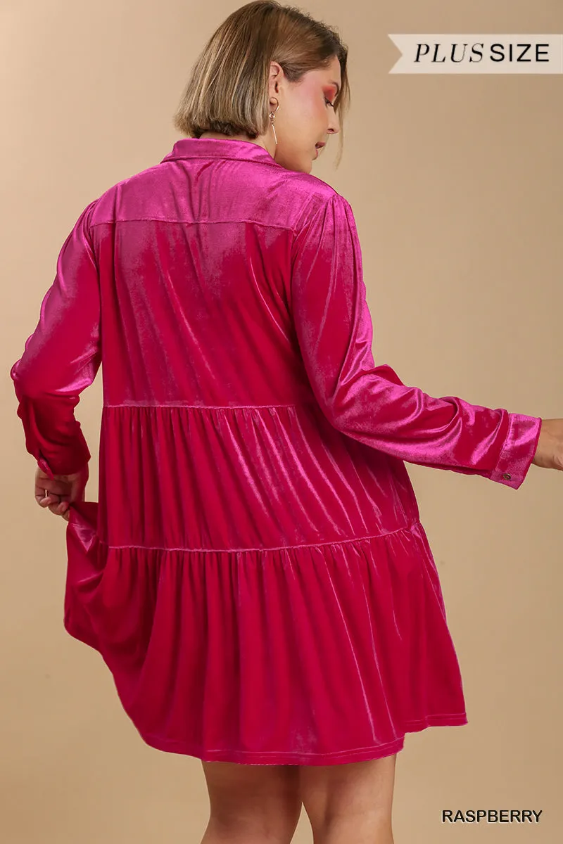 Matilda Velvet Long Sleeve Dress