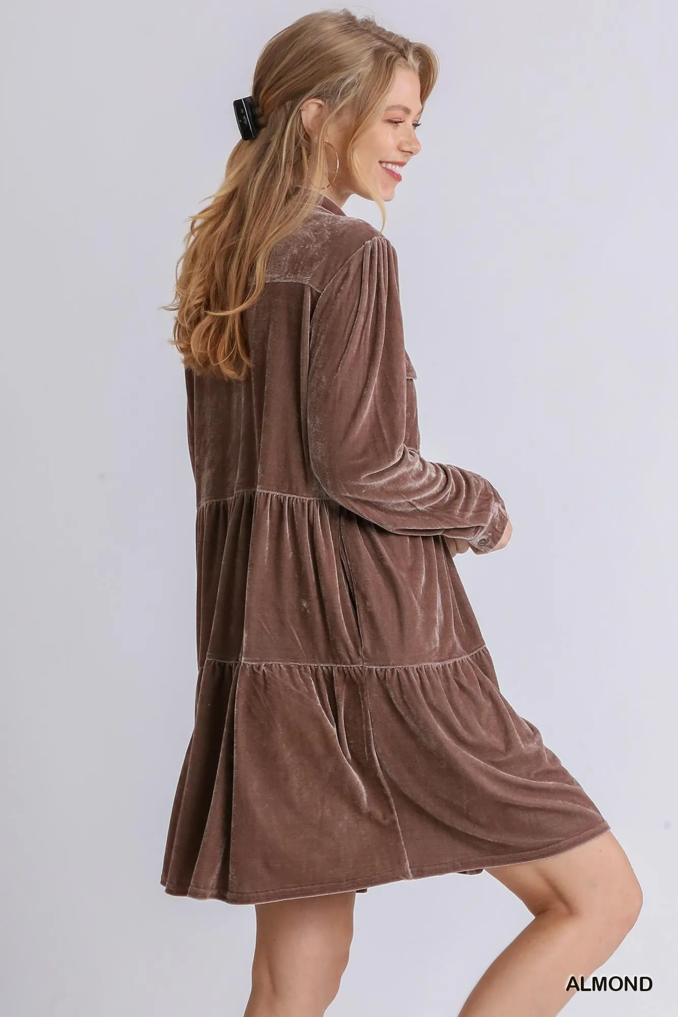 Matilda Velvet Long Sleeve Dress