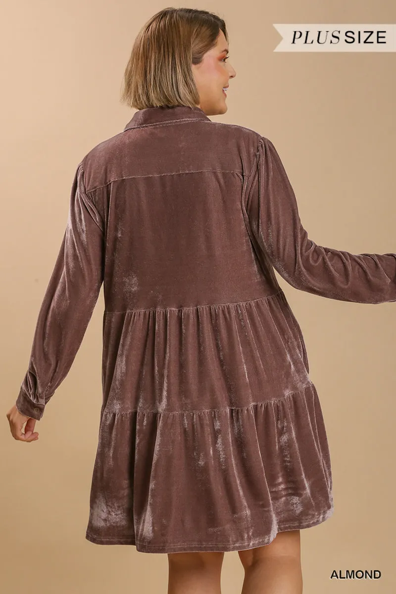 Matilda Velvet Long Sleeve Dress