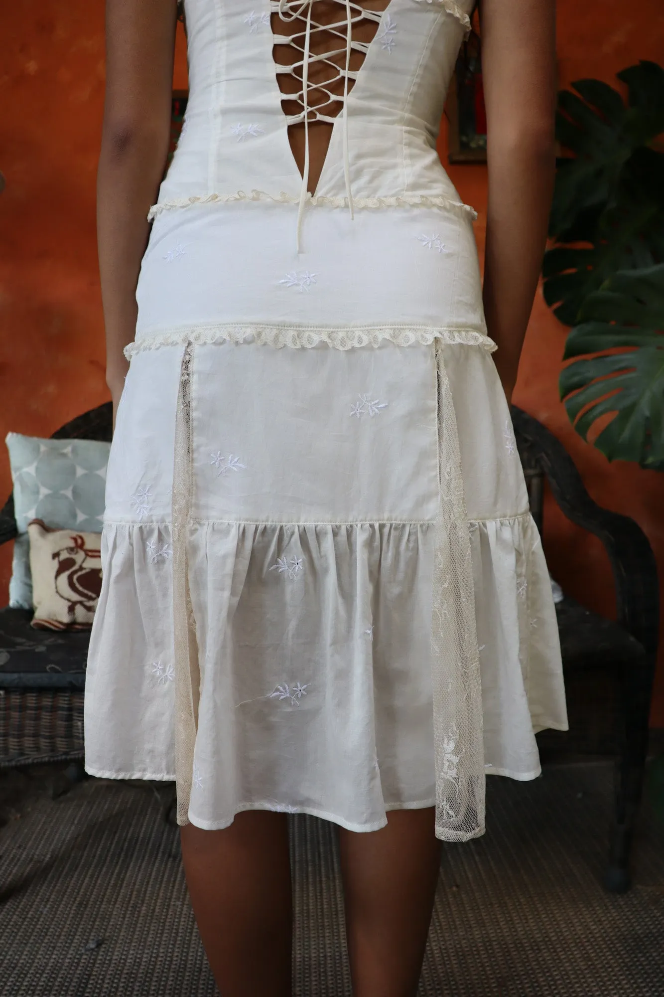 MAYOMI DRESS - WHITE EYELET
