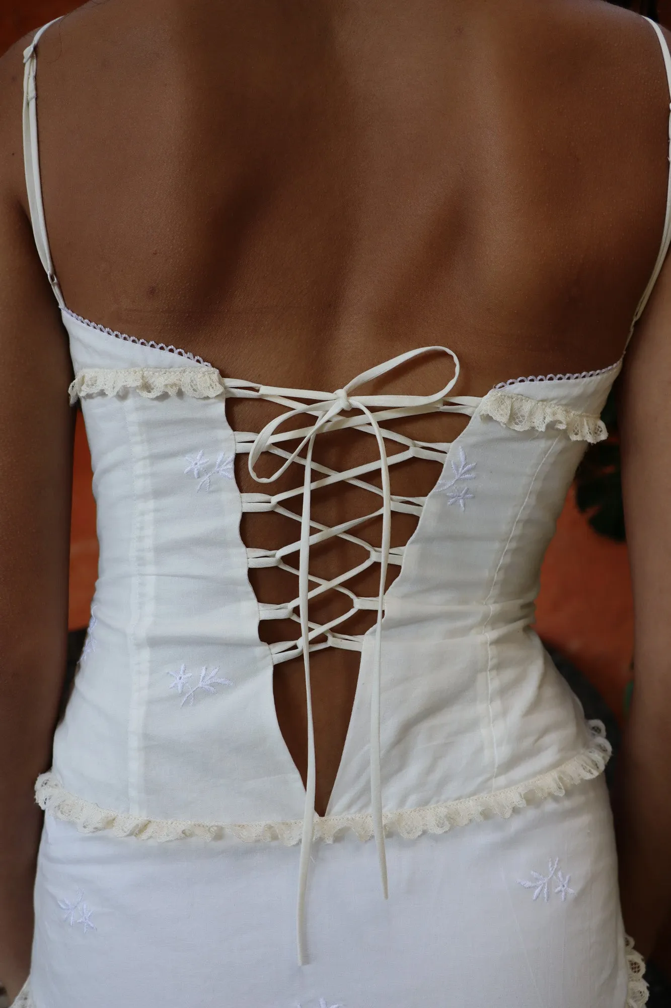 MAYOMI DRESS - WHITE EYELET