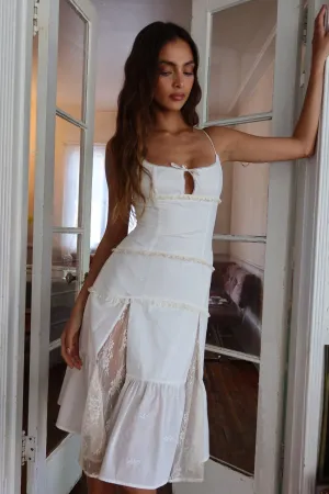 MAYOMI DRESS - WHITE EYELET