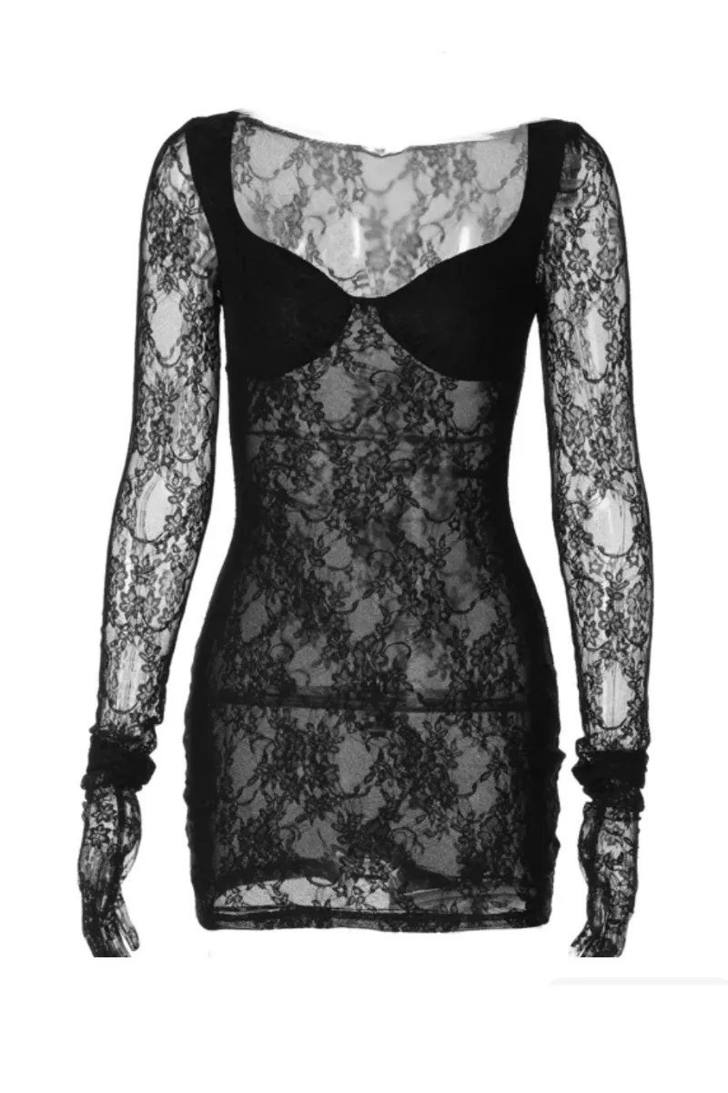 MICRO MINI LACE | DRESS