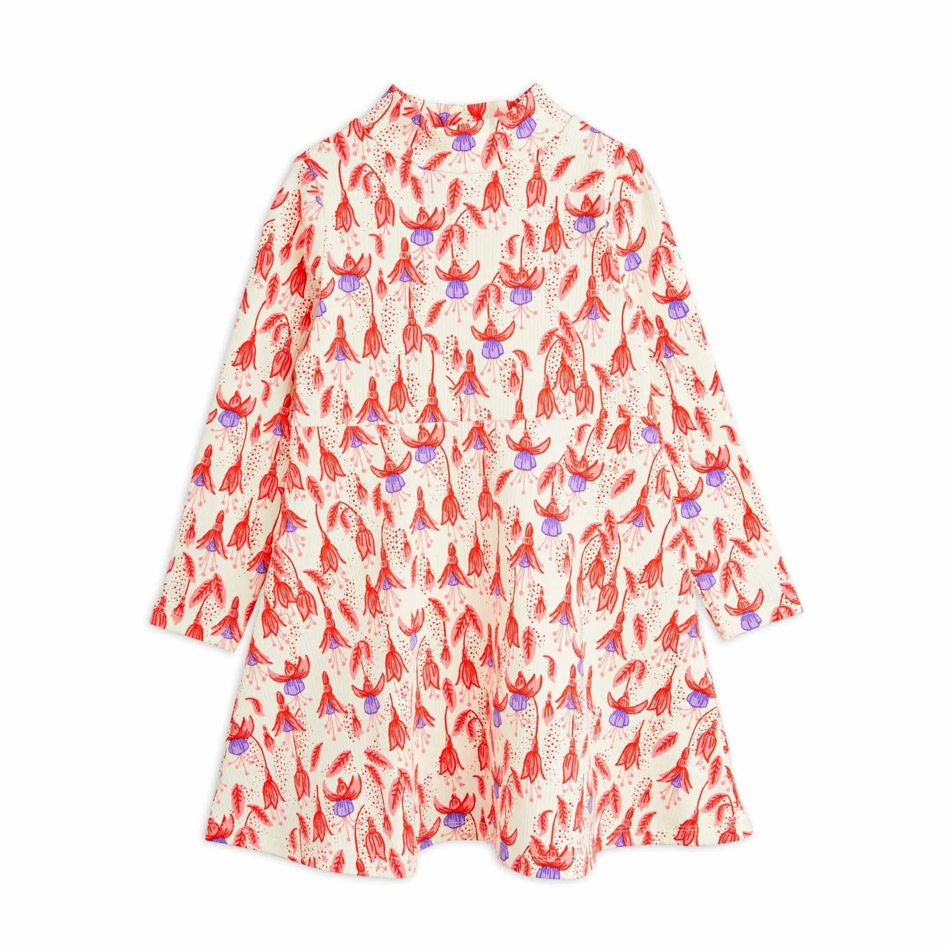 Mini Rodini - Fuchsia long-sleeved dress