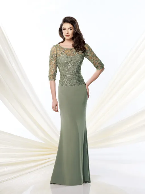 Mona Embroidered Lace Gown