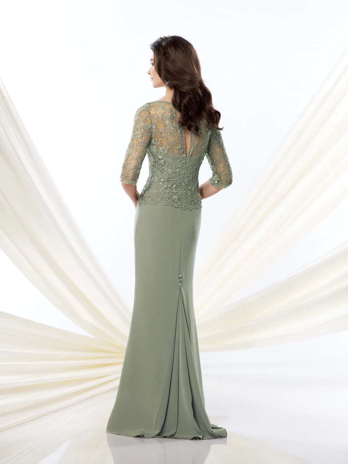 Mona Embroidered Lace Gown