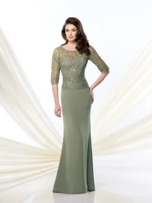 Mona Embroidered Lace Gown