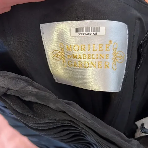 Morilee by Madeline Gardner // Short Black Formal Dress