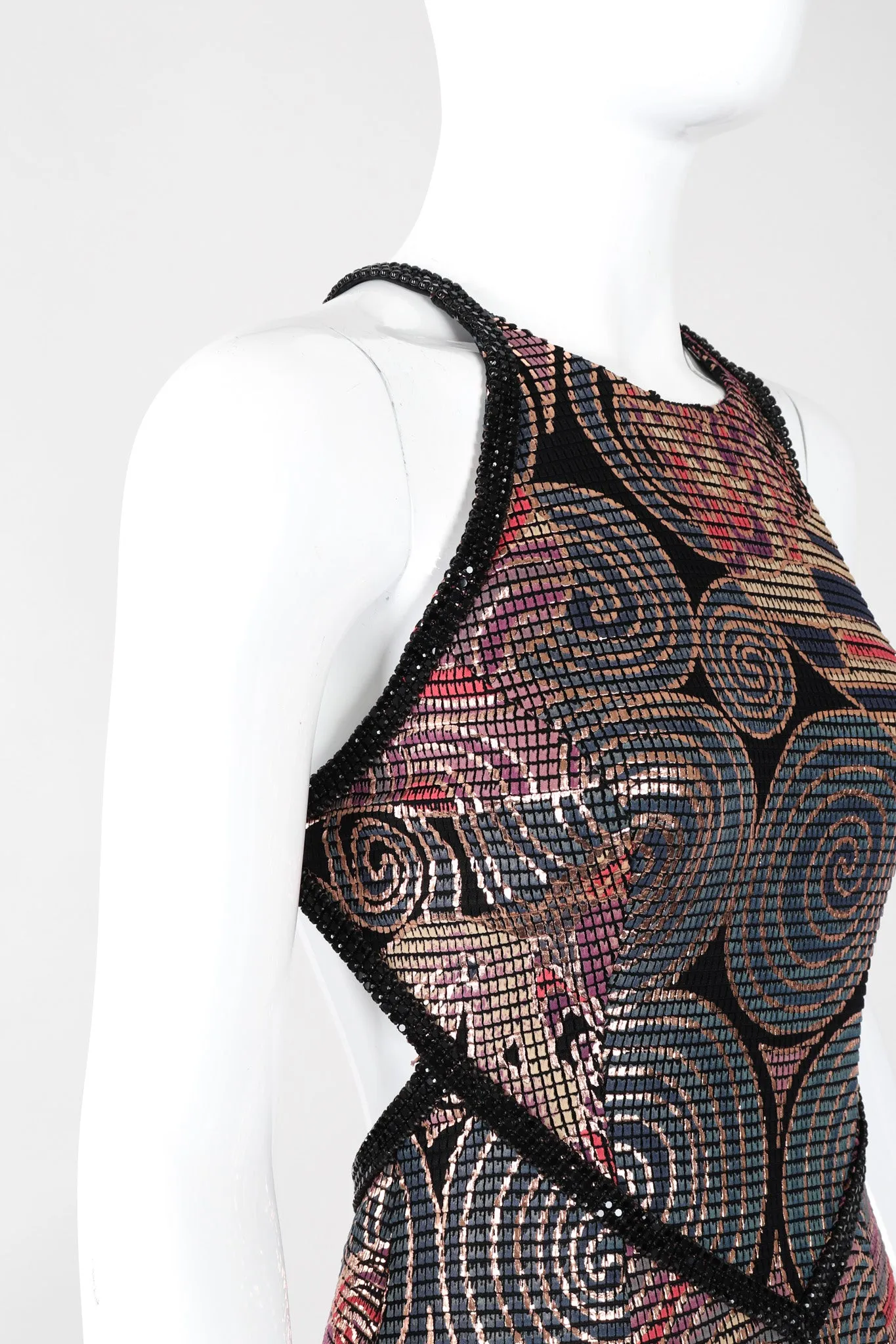 Mosaic Crossback Gown