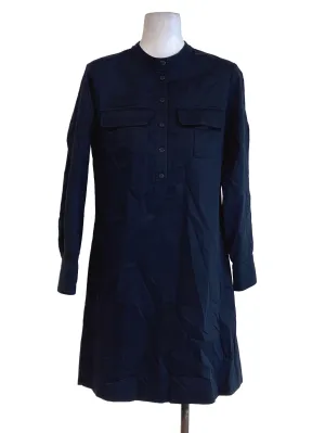 Navy Blue Shirt Dress