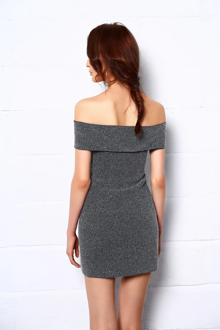 Night Desert Off The Shoulder Dress