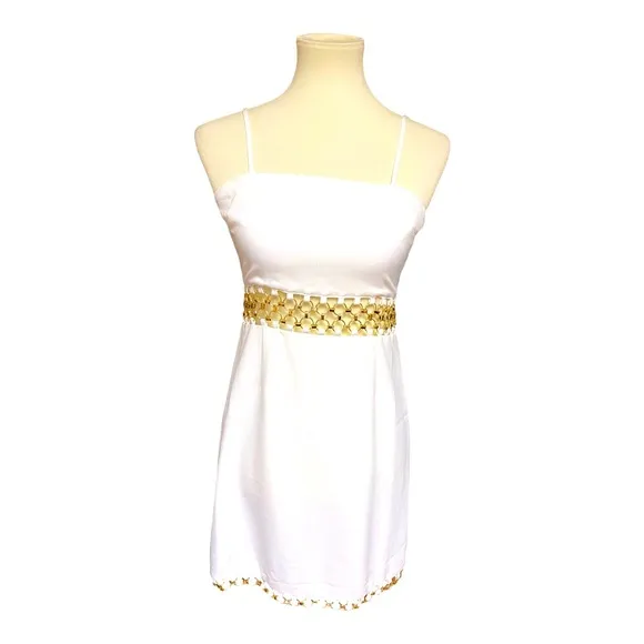 NWT Carey Chain Waist Gothic Mini Dress