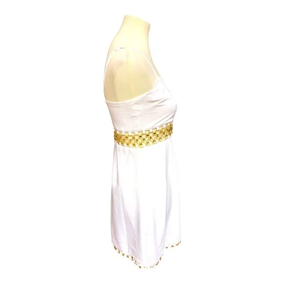 NWT Carey Chain Waist Gothic Mini Dress