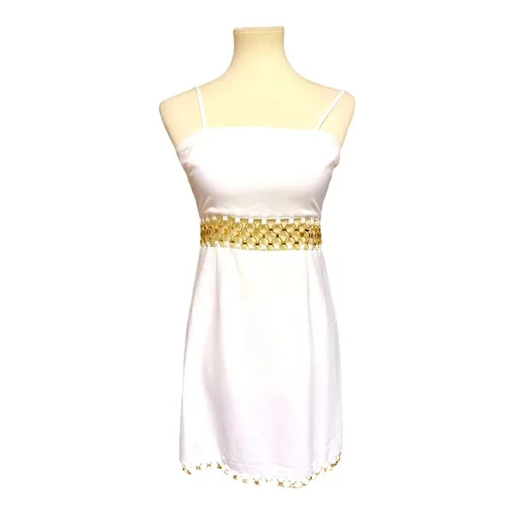 NWT Carey Chain Waist Gothic Mini Dress