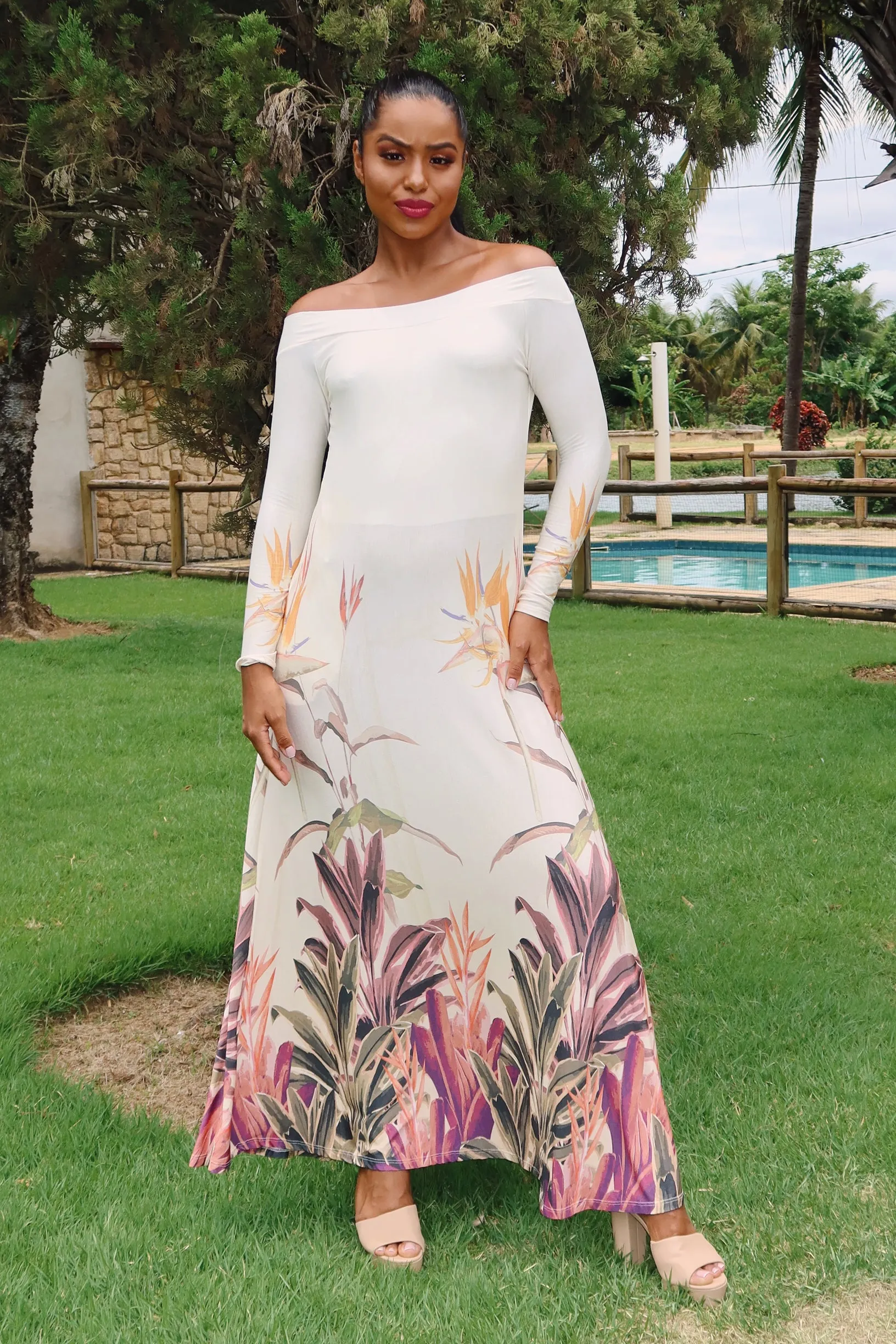 Off The Shoulder Classic Dress