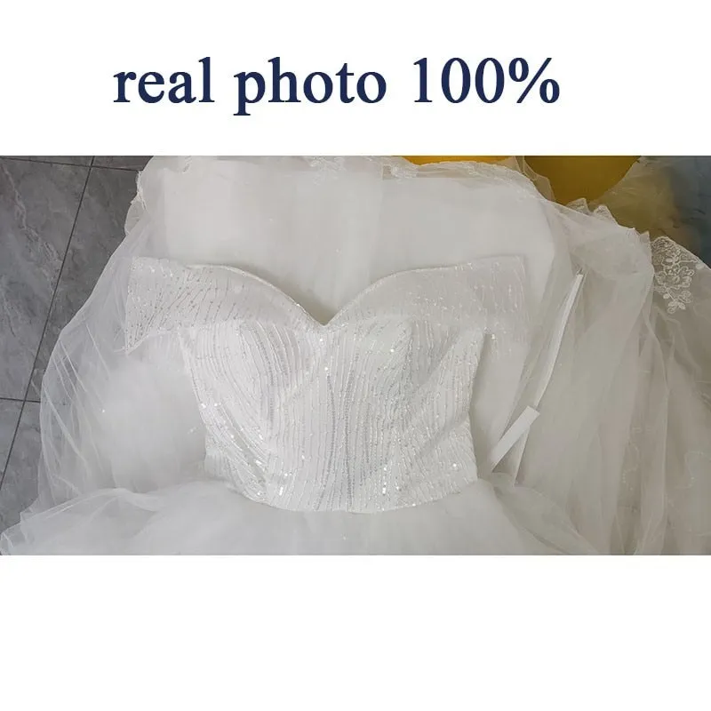 Off The Shoulder Wedding Dress Light And Simple Wedding Dress Plus Size Bridal Gown