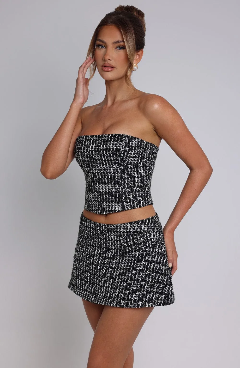 Olina Top - Black/White