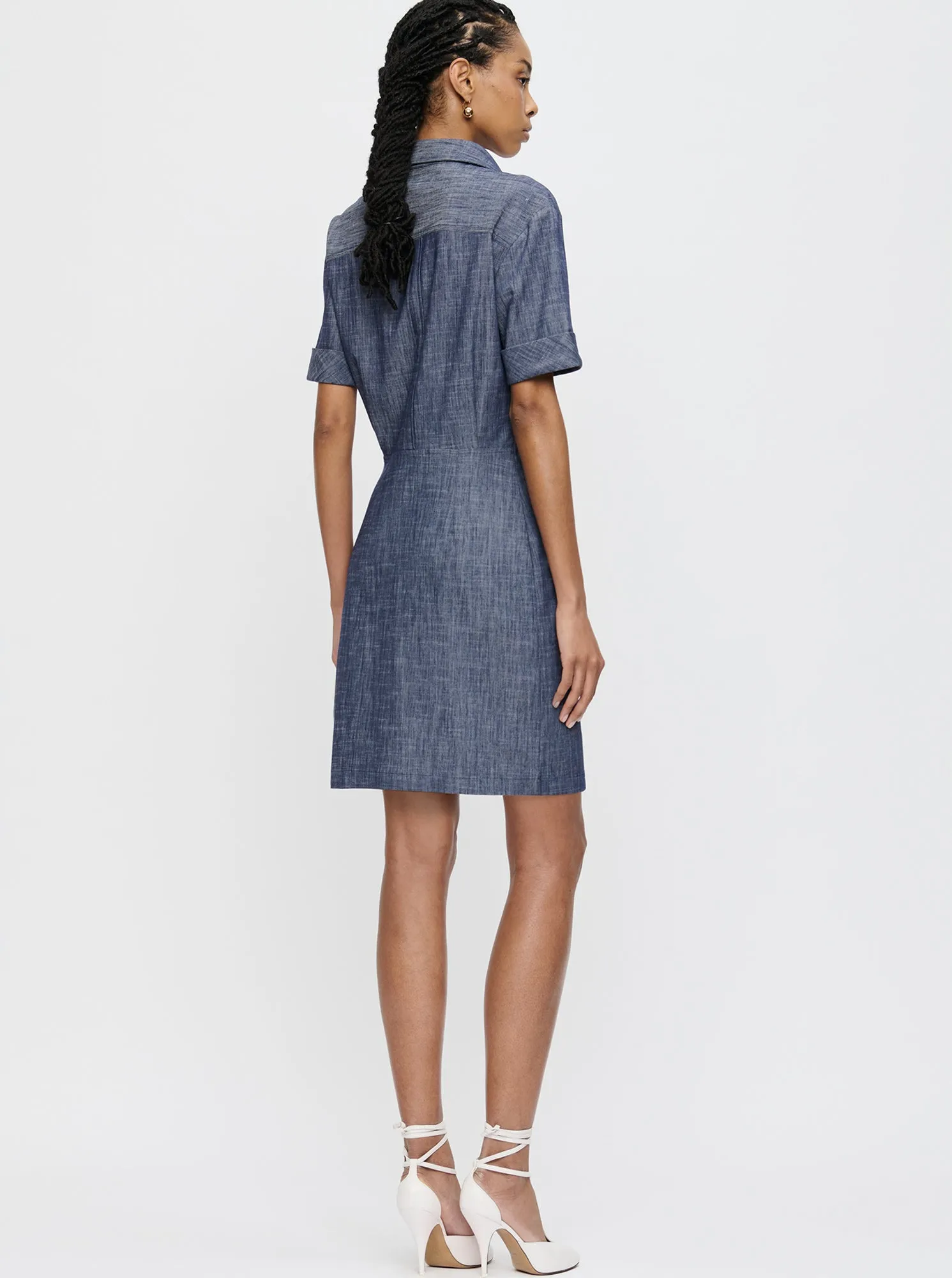 ONDINE shirtdress Navy denim