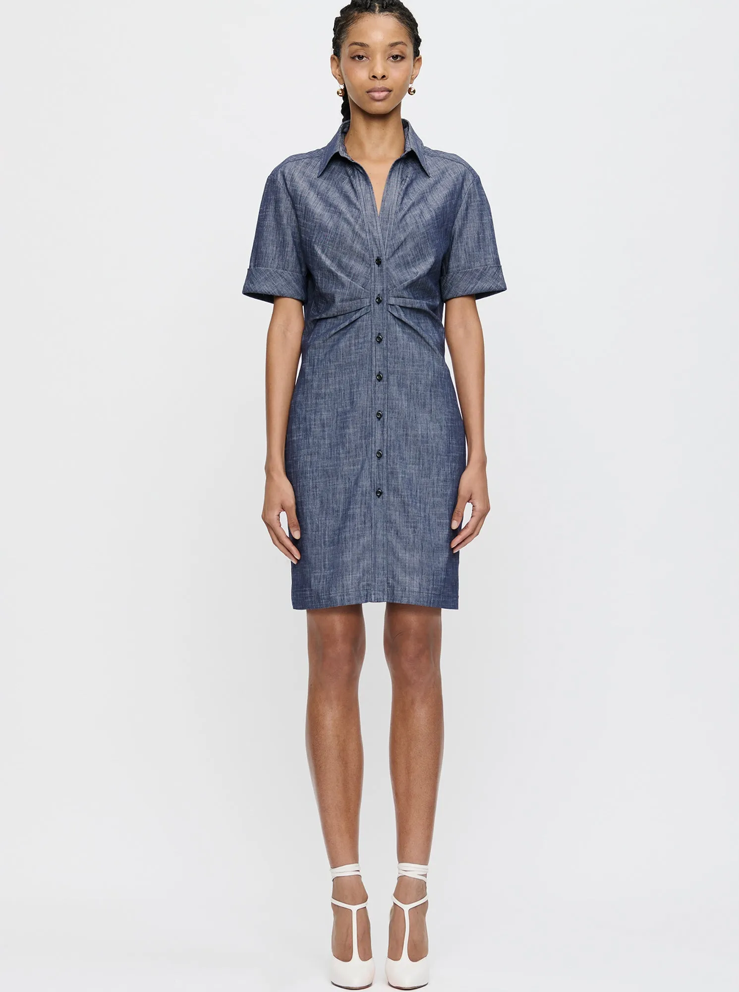 ONDINE shirtdress Navy denim