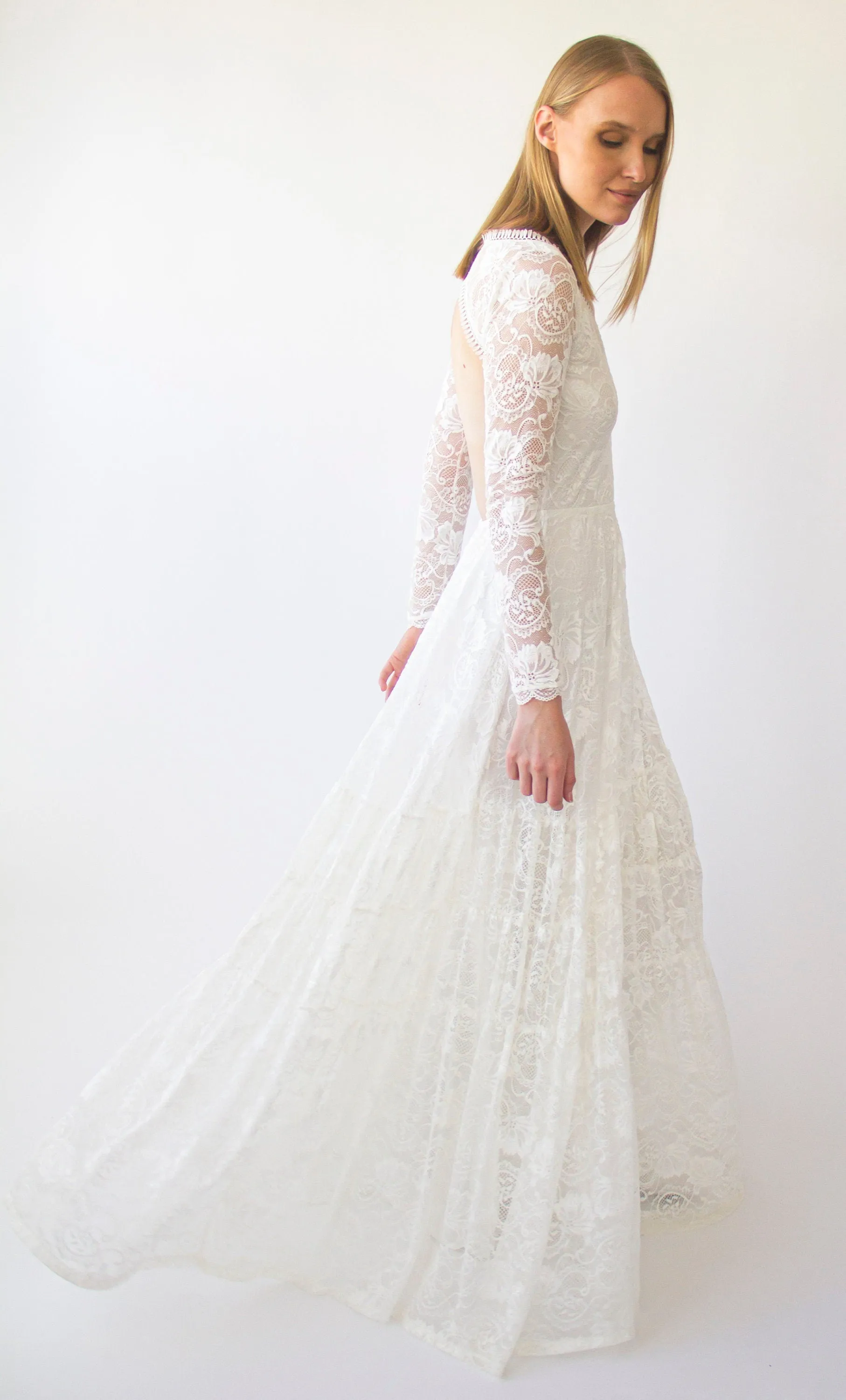 Open Back Dress #1404