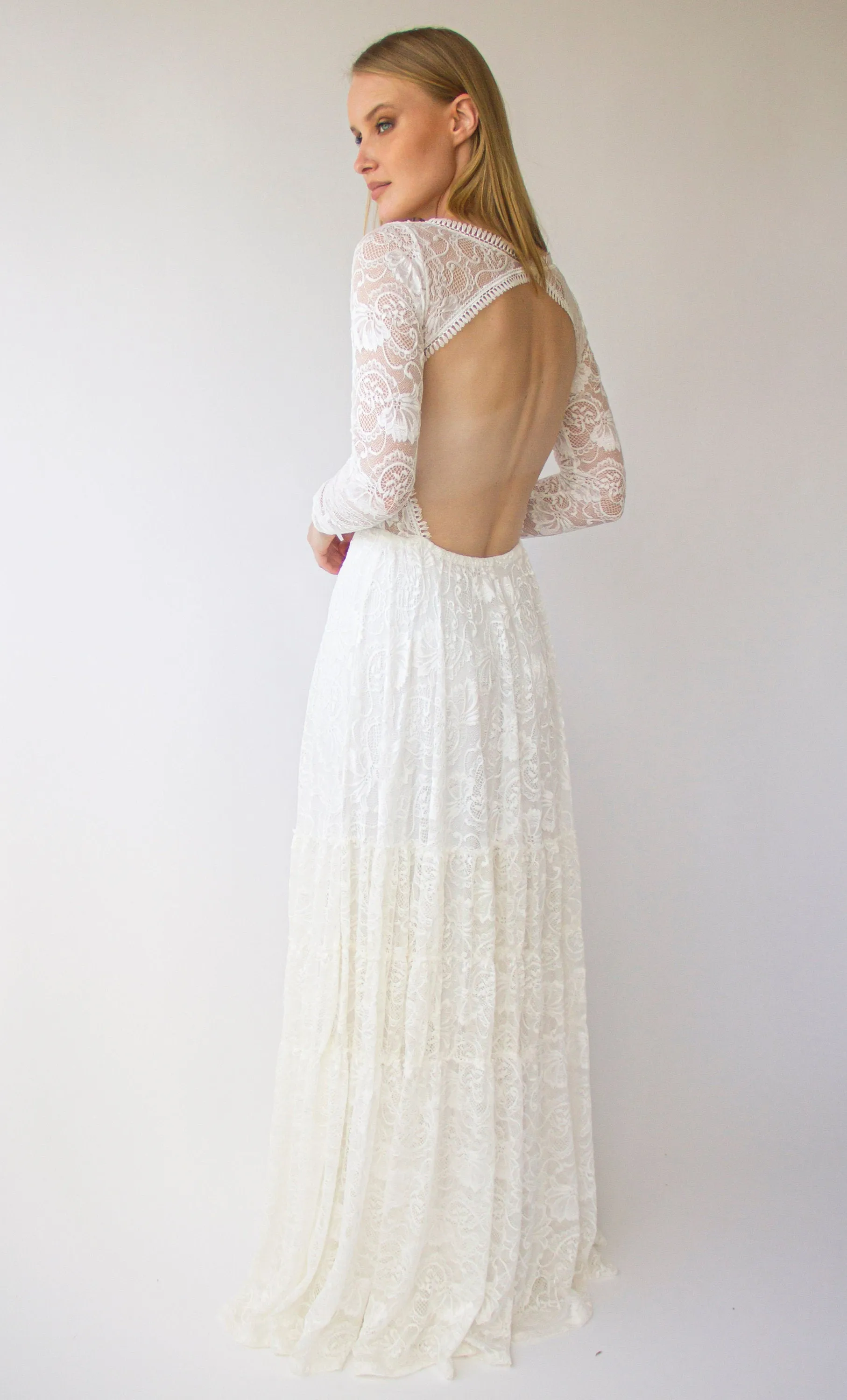 Open Back Dress #1404