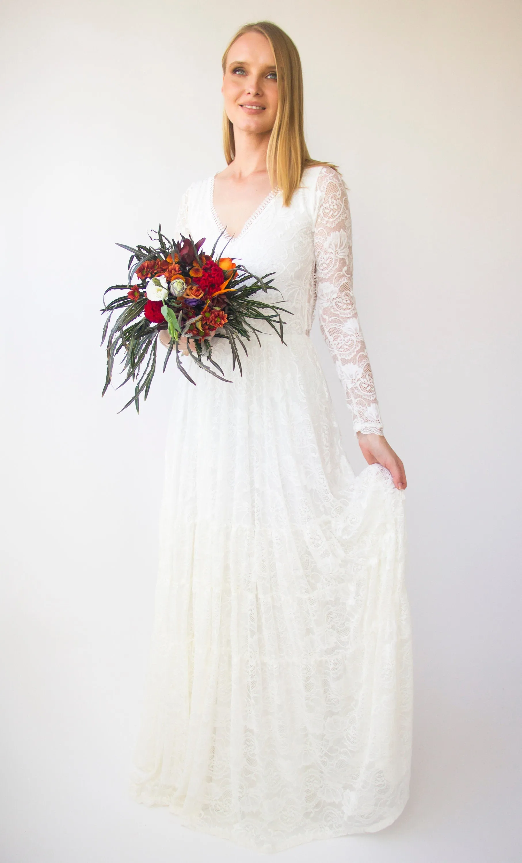 Open Back Dress #1404