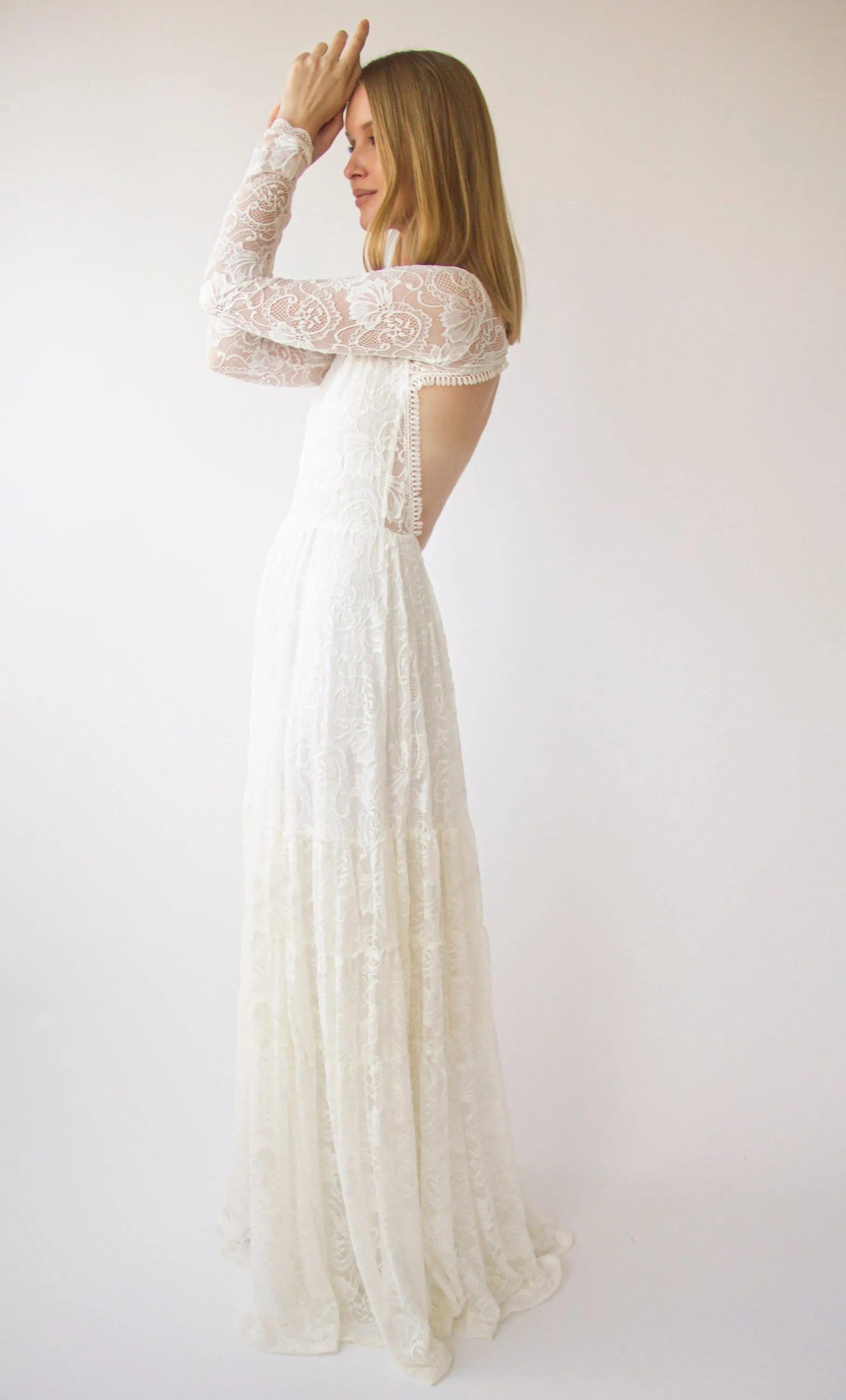 Open Back Dress #1404