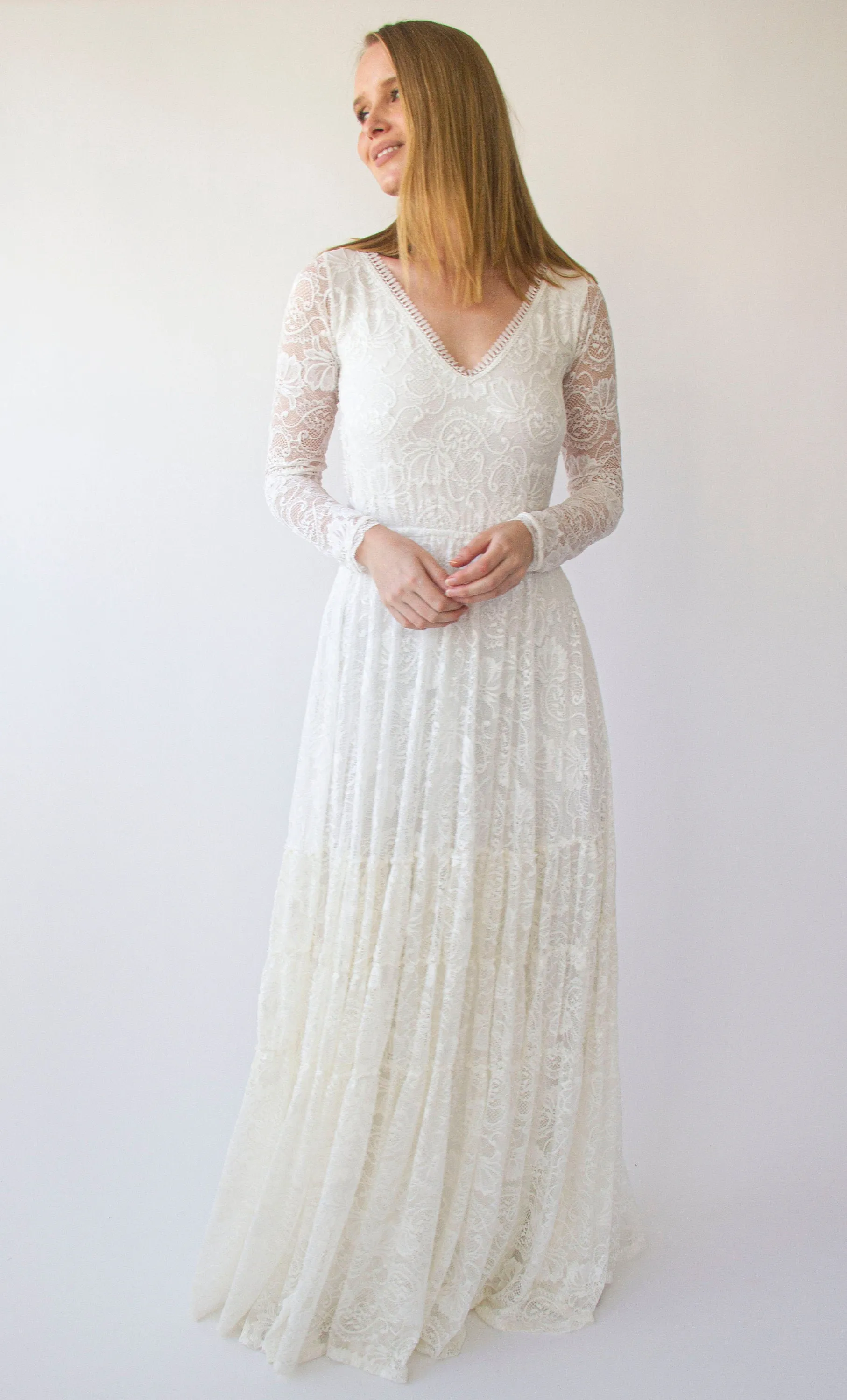 Open Back Dress #1404