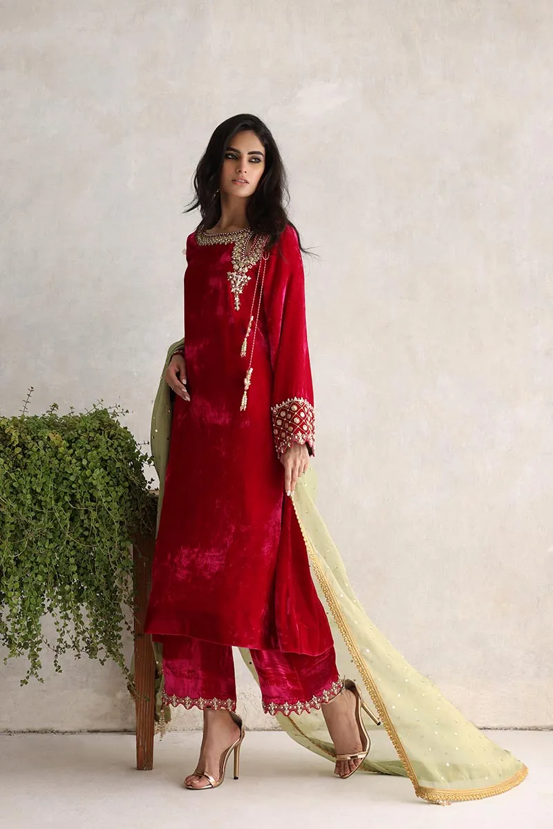 Pakistani Dress Online in Hot Pink Shade 2021 #PF169