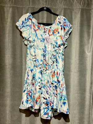 Parker Floral Ruffle Sleeve Mini Dress