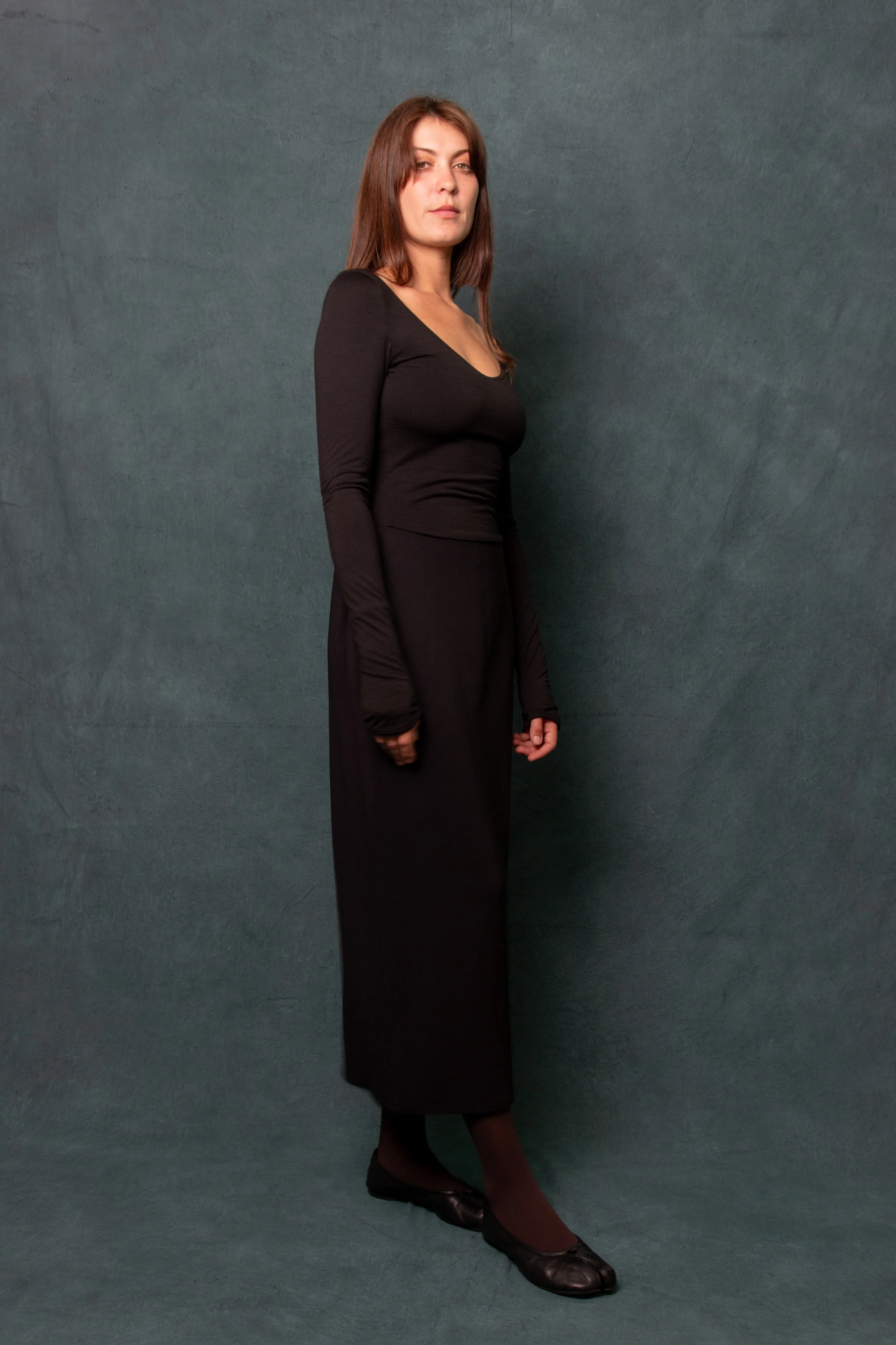 Patricia Backless Maxi Dress - Black (PO)