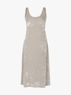Pearl velvet dress